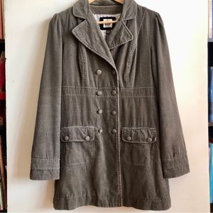 XXI Double Breasted Corduory Jacket Size Medium M